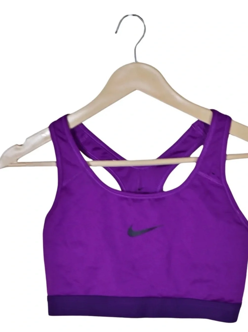 Nike women’s size XL Dri-FIT Purple Racerback Sports Bra